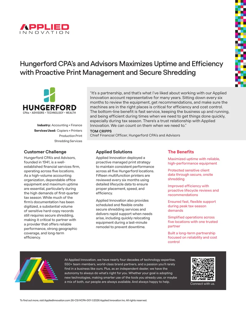 Proactive Print Management and Secure Shredding Solutions