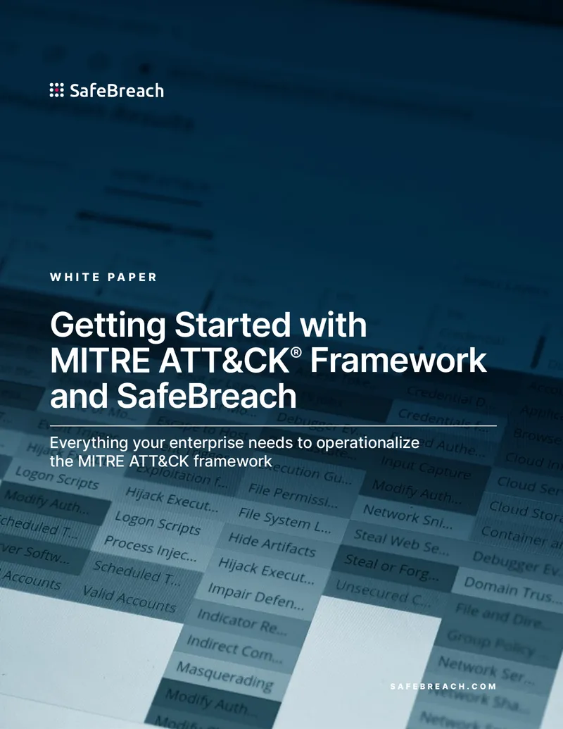 Getting Started with MITRE ATT&CK Framework and SafeBreach