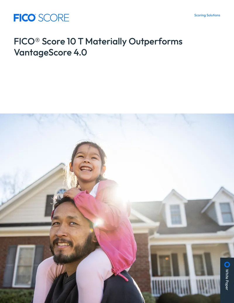 FICO Score 10 T vs VantageScore 4.0 Performance Analysis