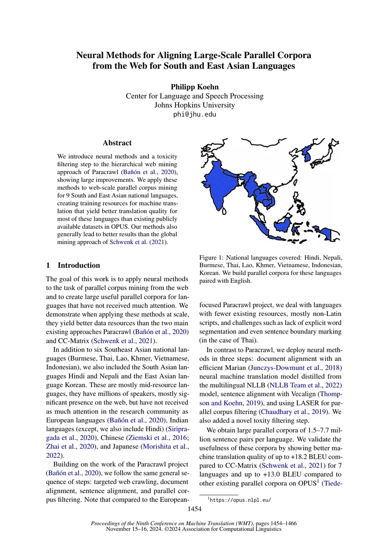 Neural Methods for Aligning Parallel Corpora