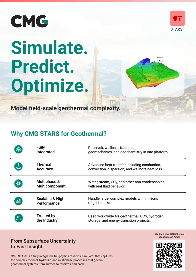 CMG STARS Geothermal Simulation Capabilities