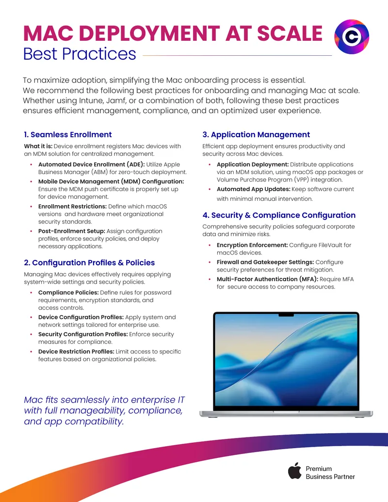 Mac Deployment Best Practices Guide