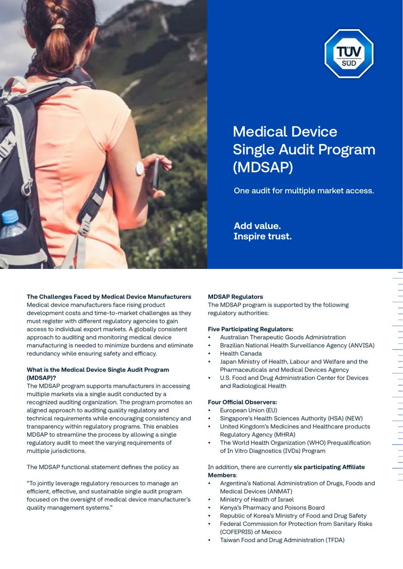 Medical Device Single Audit Program Overview