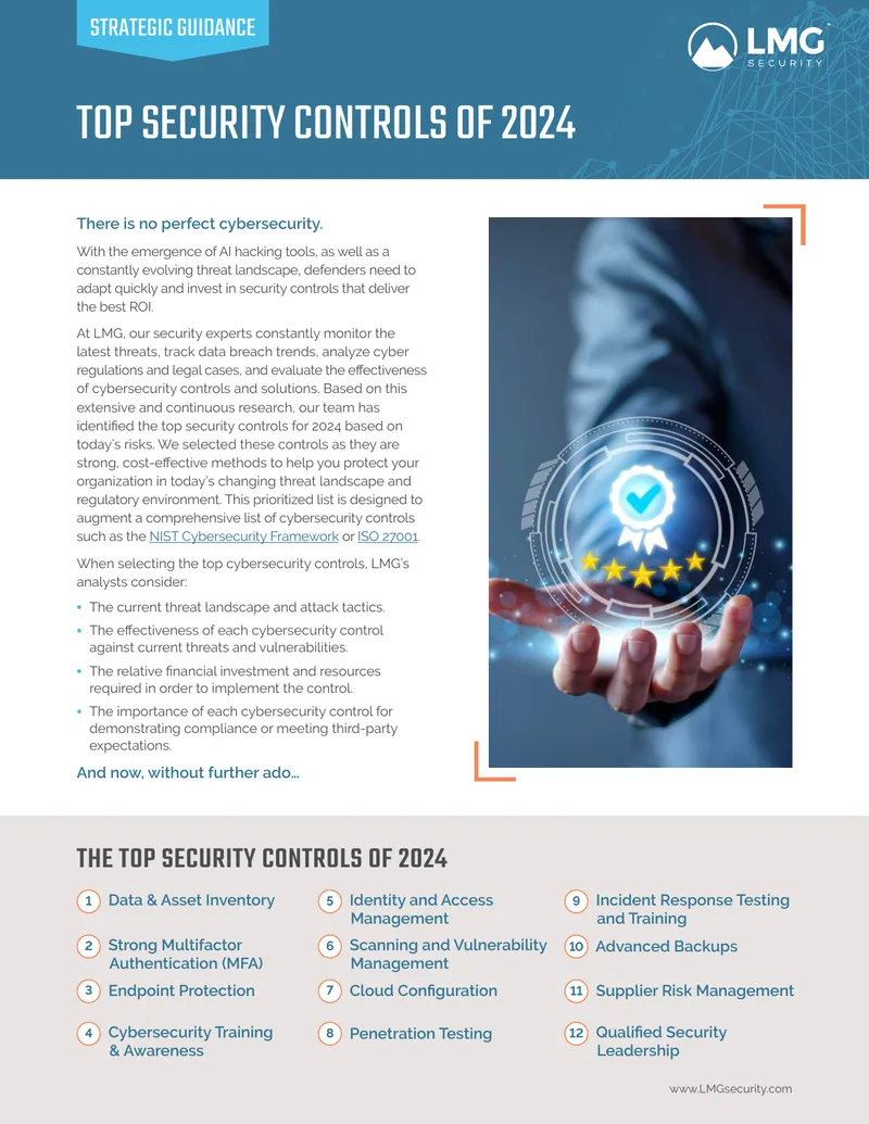Top Security Controls for Cybersecurity in 2024