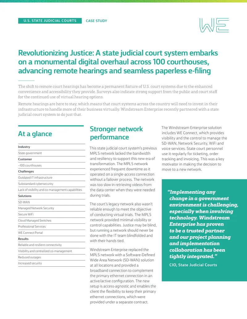 Digital Transformation of State Judicial Court System