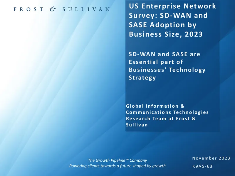 US Enterprise Network Survey on SD-WAN and SASE Adoption