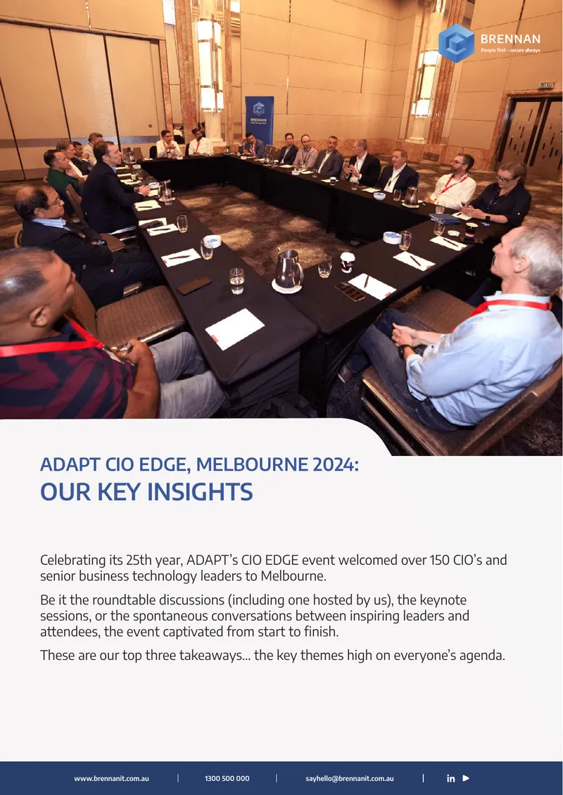 Key Insights from ADAPT CIO EDGE Melbourne 2024