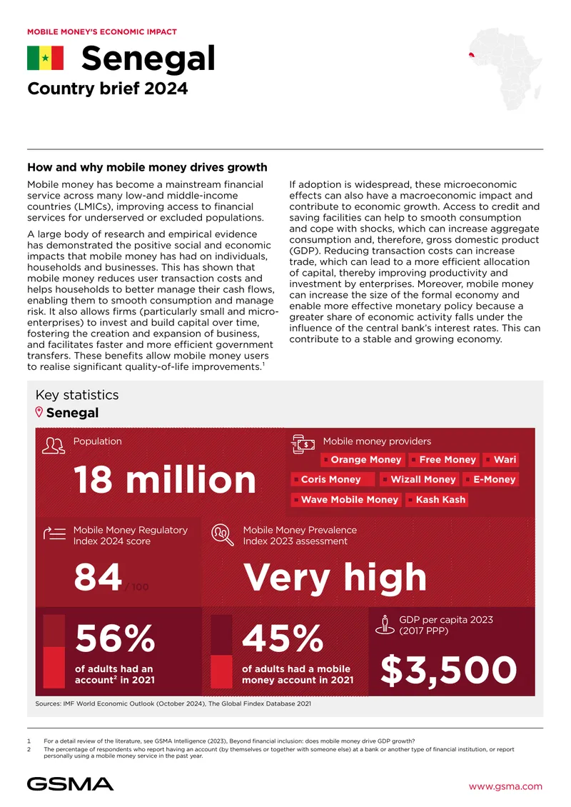 Mobile Money's Economic Impact in Senegal