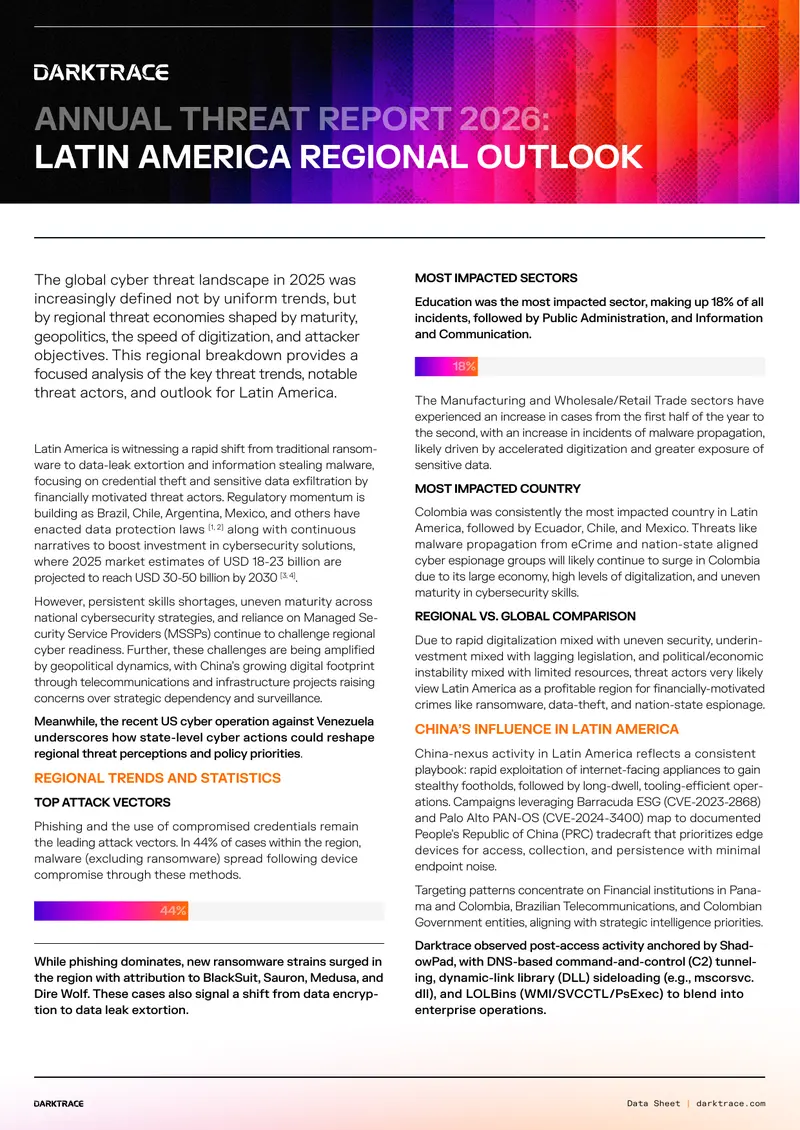 Latin America Cyber Threat Landscape Analysis 2025