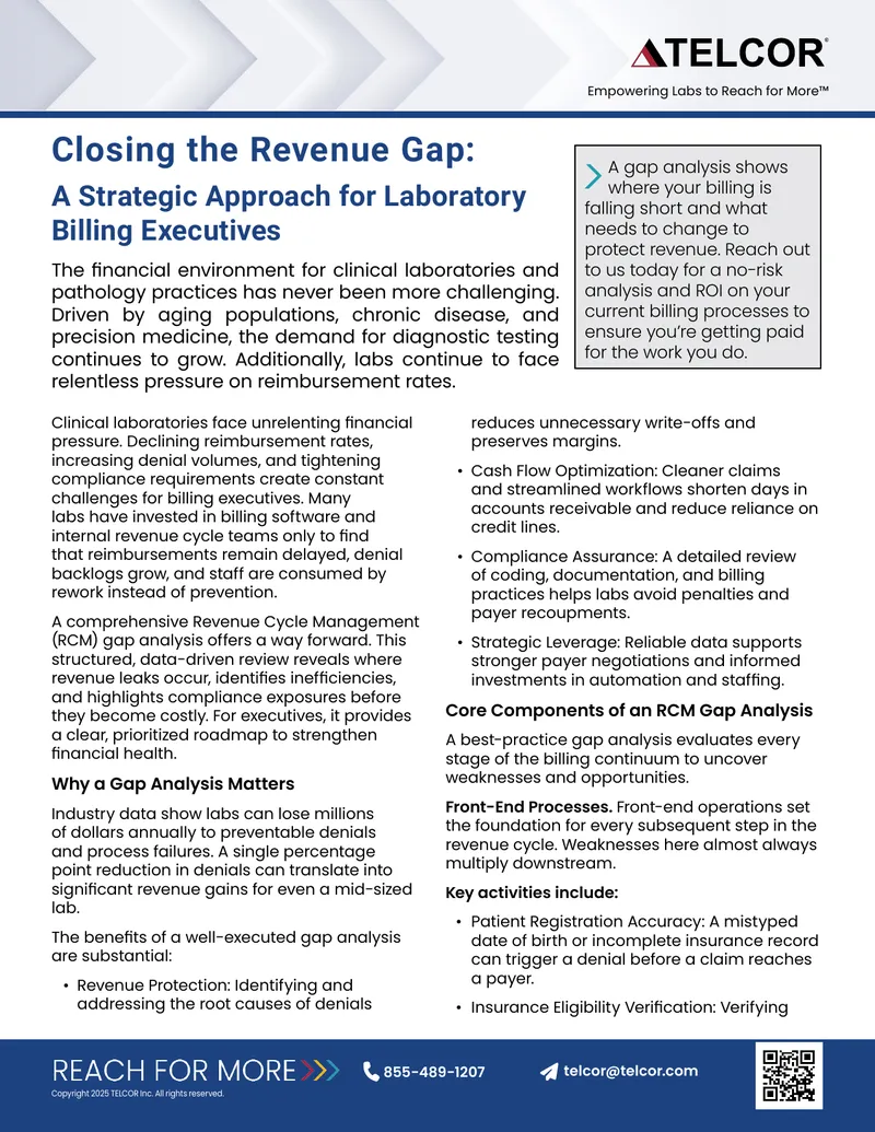 Strategic Approach for Laboratory Billing Executives