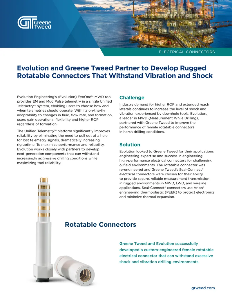 Development of Rugged Rotatable Connectors for Drilling