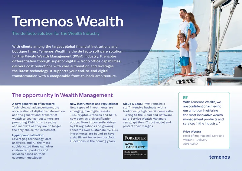 Temenos Wealth Management Software Overview