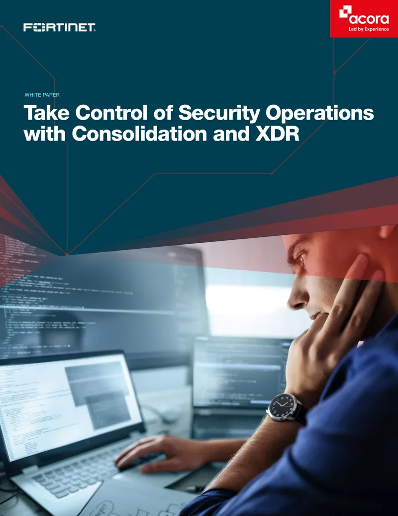 Take Control of Security Operations with Consolidation and XDR