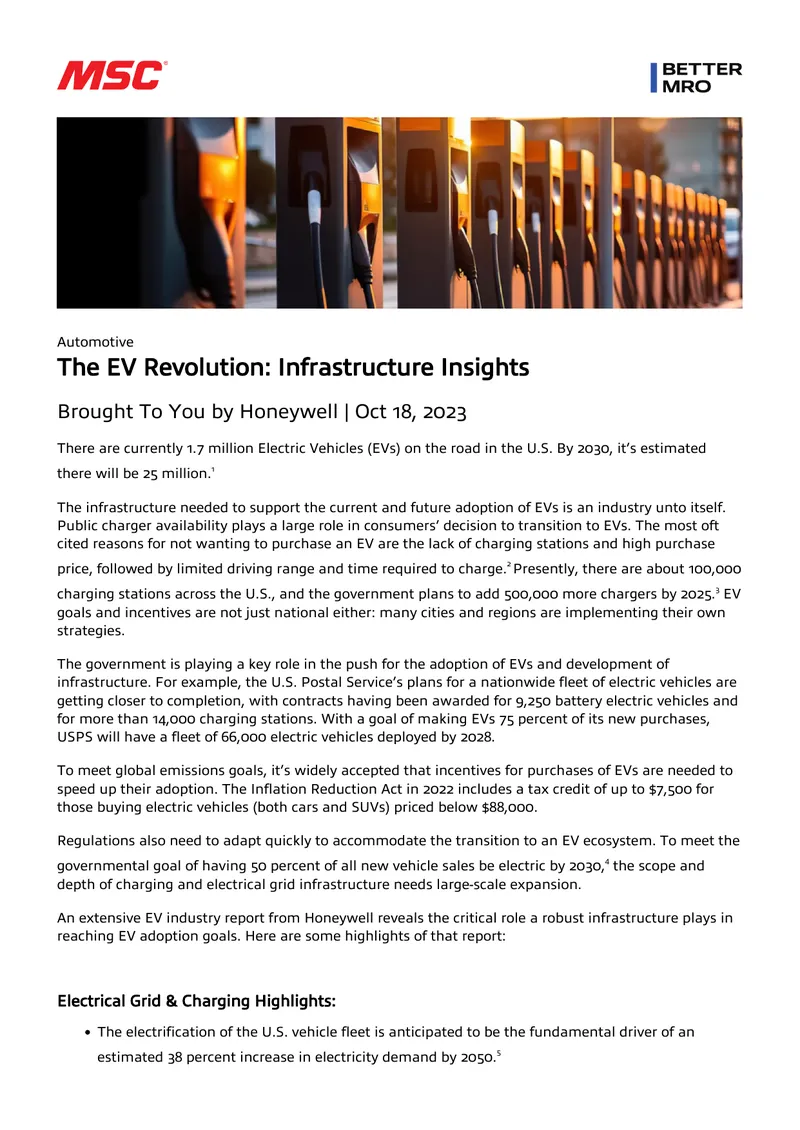 Electric Vehicle Infrastructure Development Report