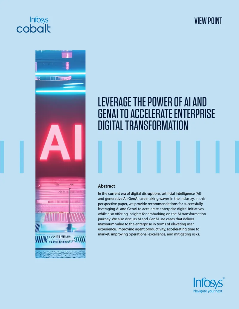 Leveraging AI and GenAI for Digital Transformation
