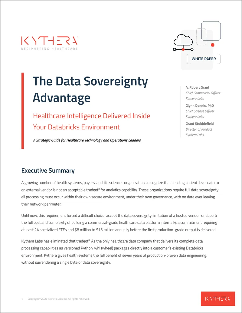 Data Sovereignty Advantage in Healthcare Analytics