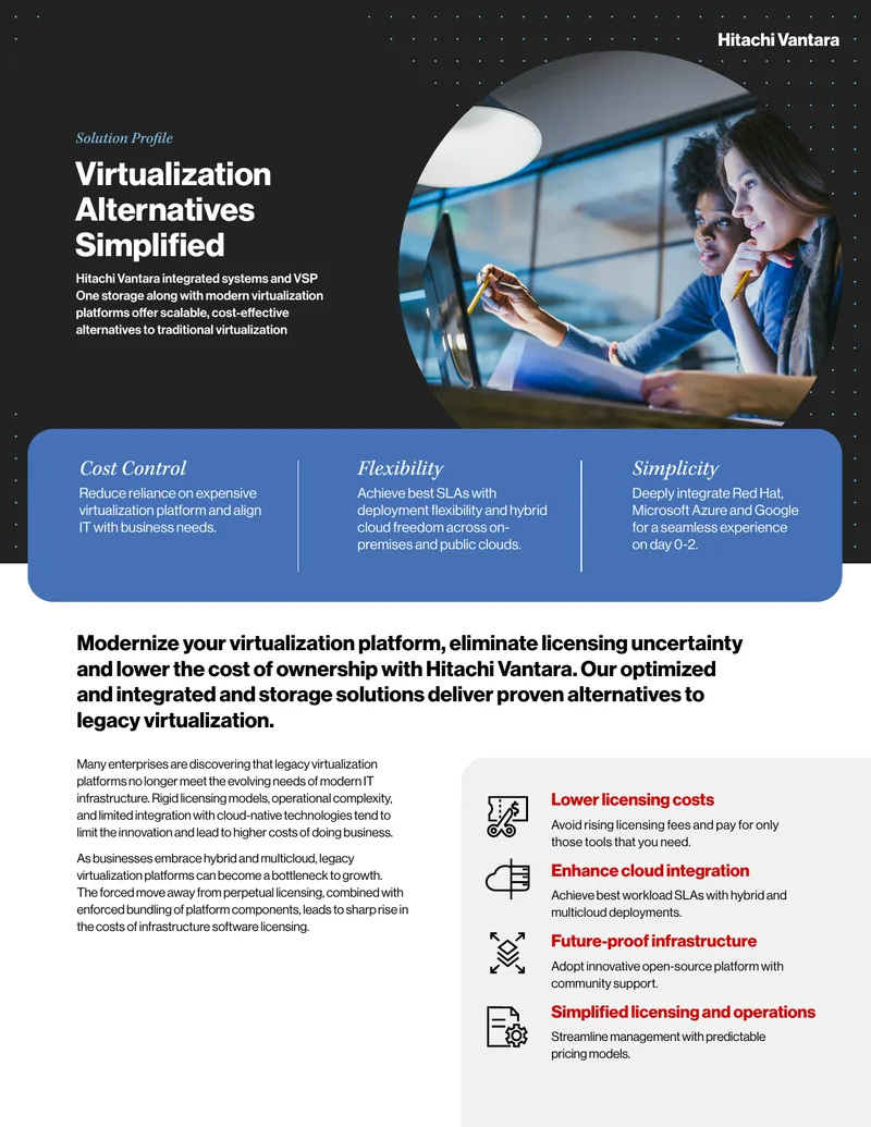 Virtualization Alternatives Simplified with Hitachi Vantara