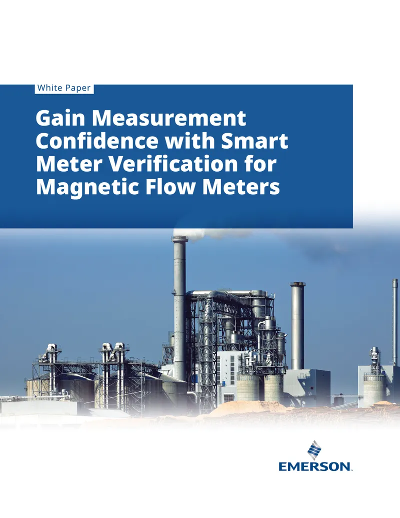 Smart Meter Verification for Magnetic Flow Meters