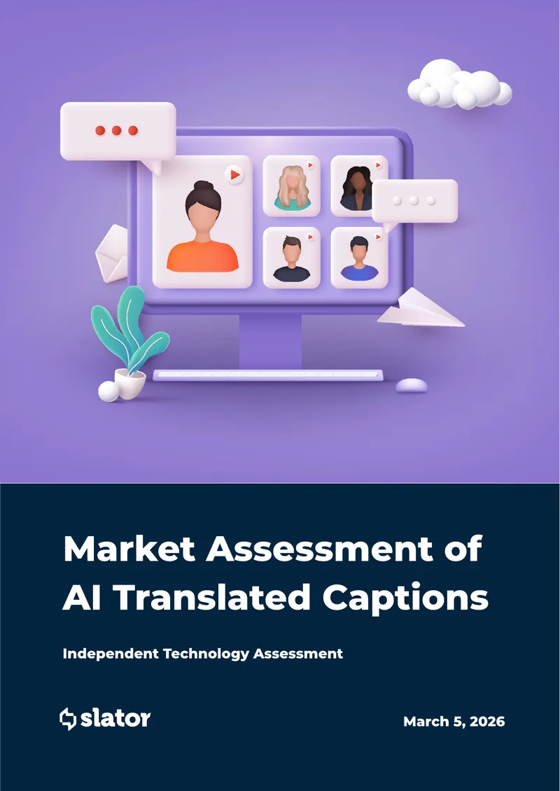 Evaluation of AI-Generated Translated Captions