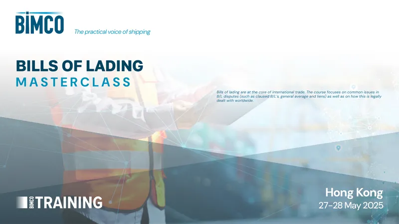 BIMCO Masterclass on Bills of Lading
