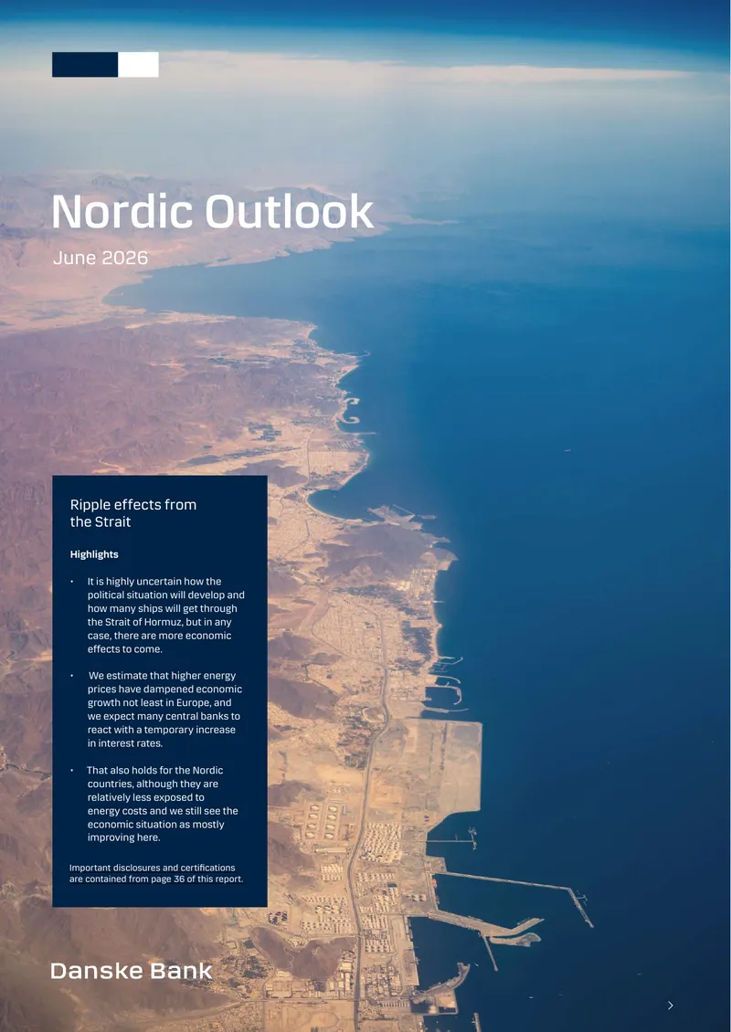 Nordic Economic Outlook Report June 2026