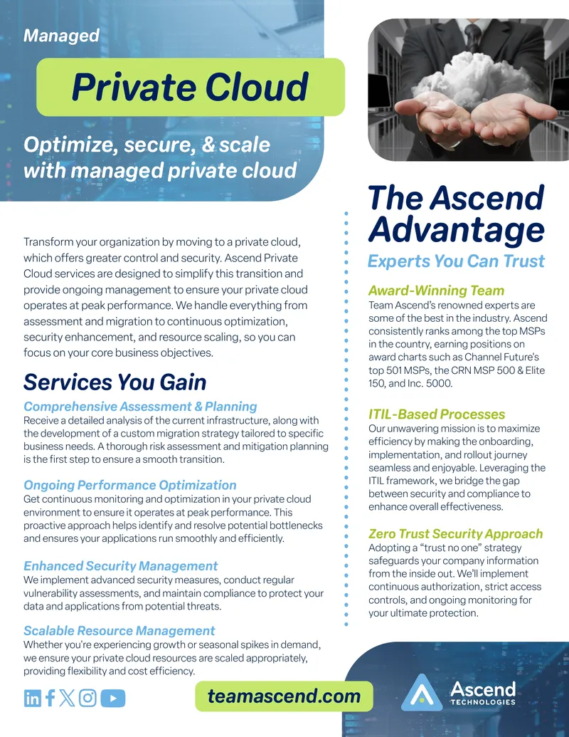 Managed Private Cloud Services Overview
