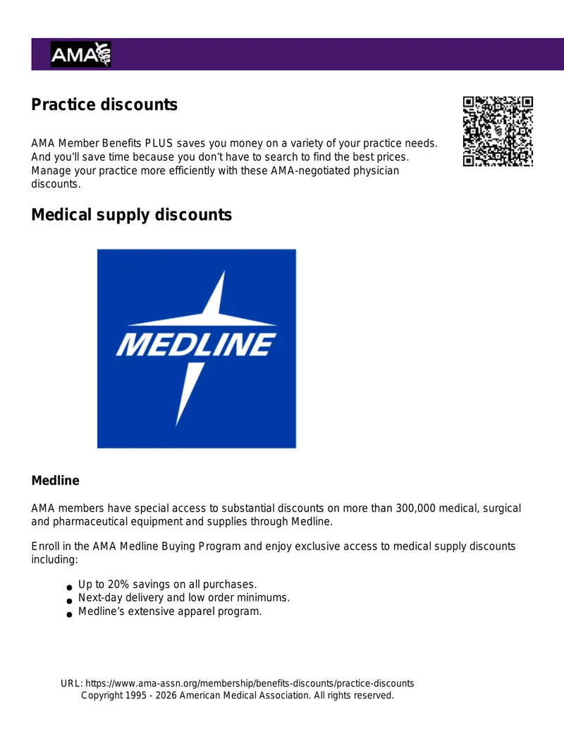 AMA Member Benefits for Practice Management