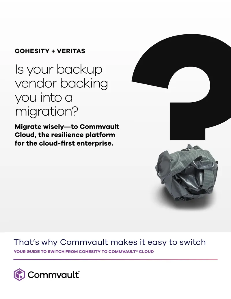 Guide to Switching from Cohesity to Commvault Cloud