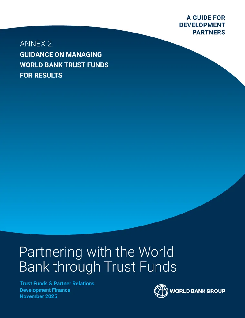 Guidance on Managing World Bank Trust Funds for Results