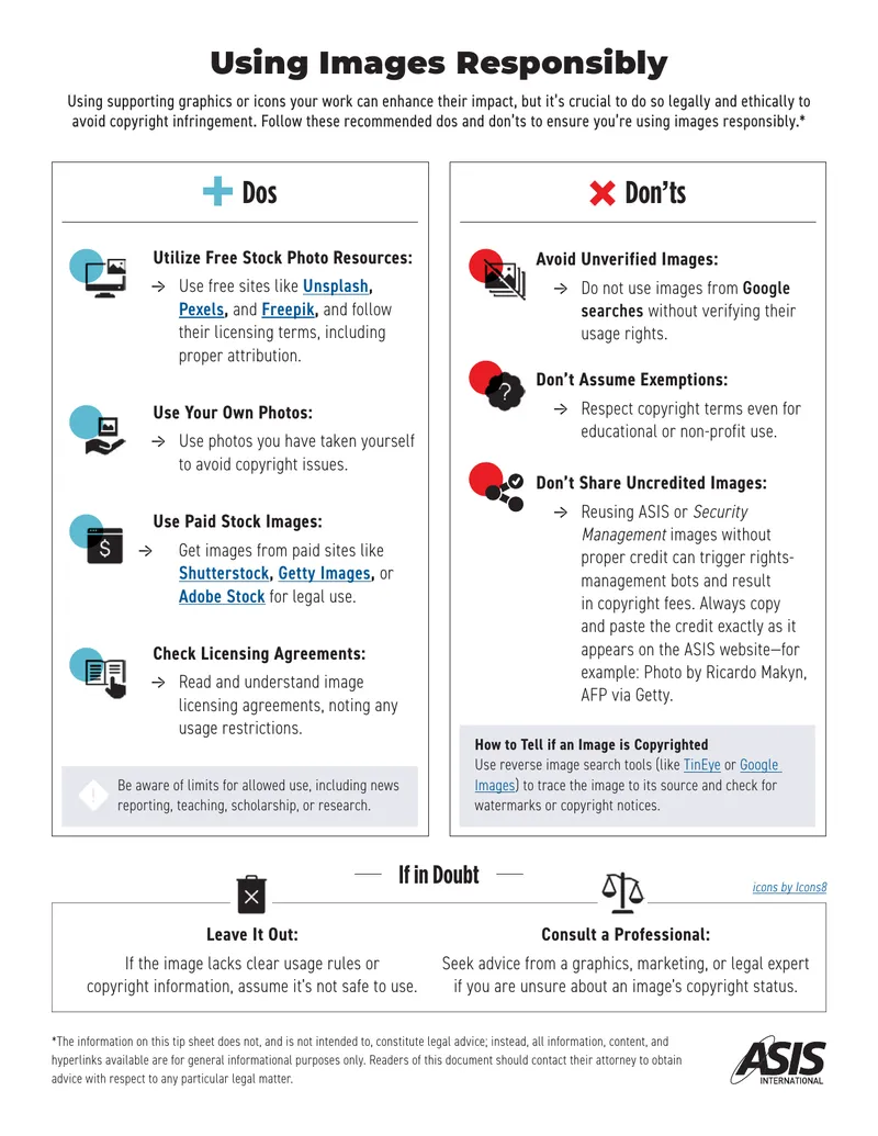 Guidelines for Responsible Image Usage