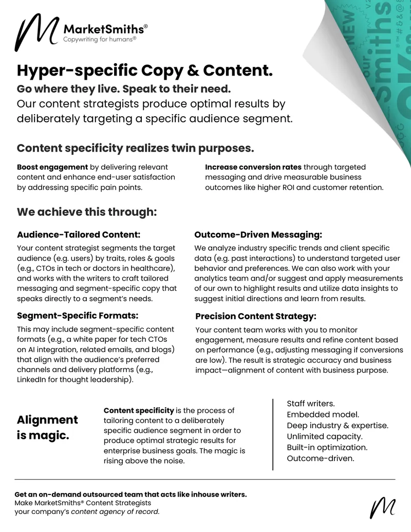 Audience-Tailored Content Strategy Overview
