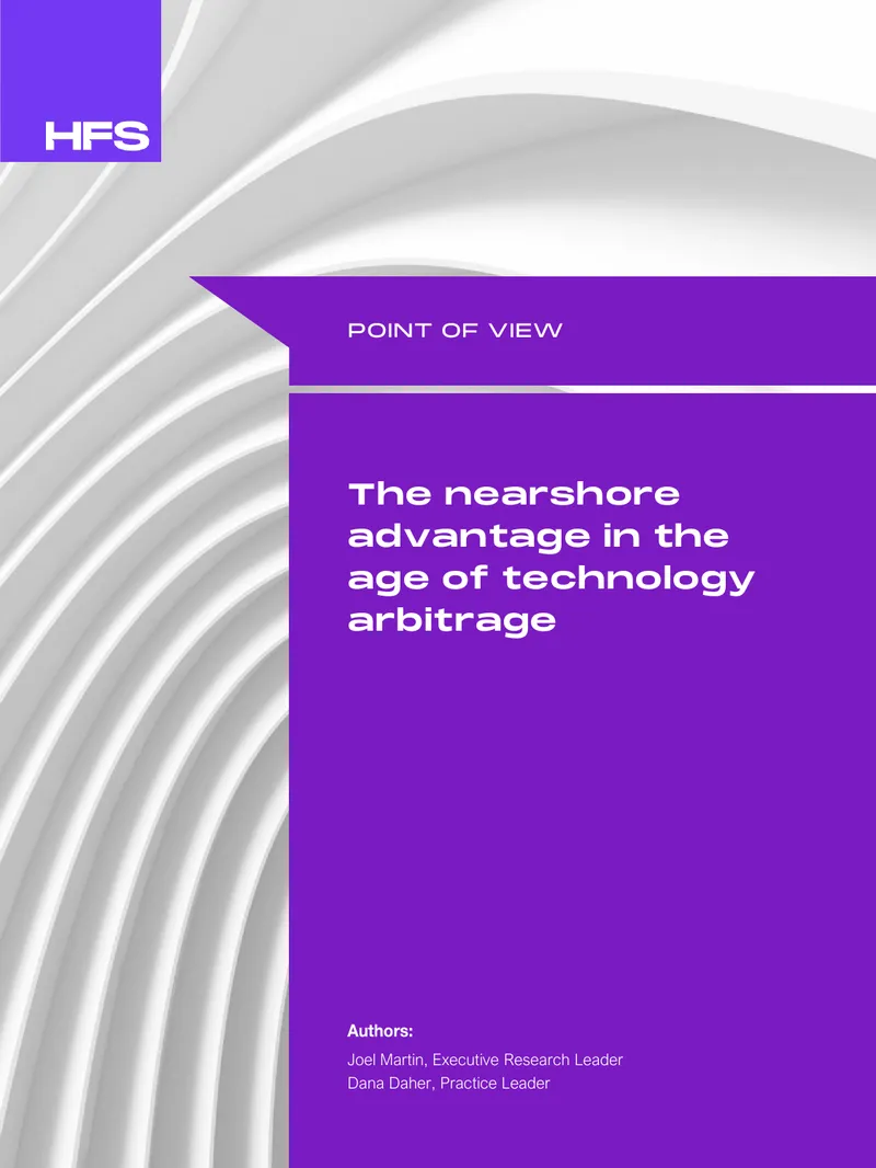 Nearshore Advantage in Technology Arbitrage