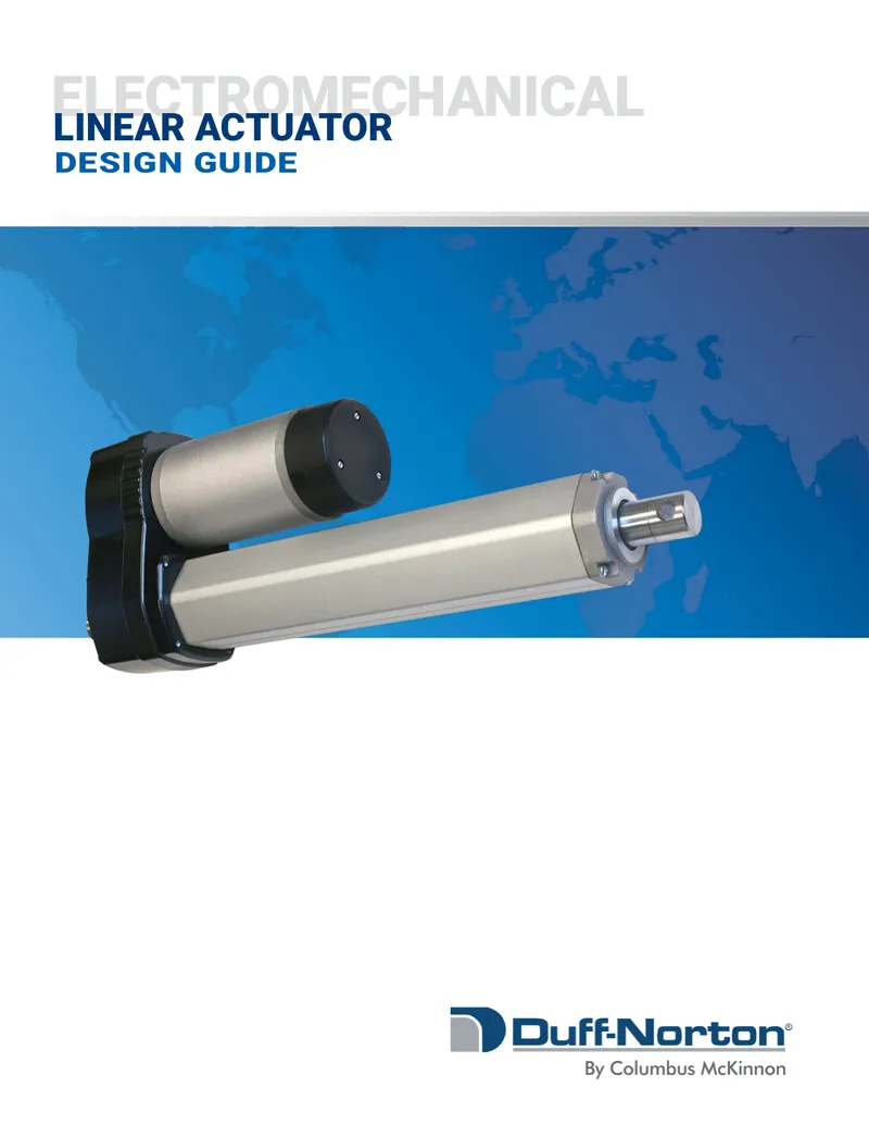 Electromechanical Linear Actuator Design Guide