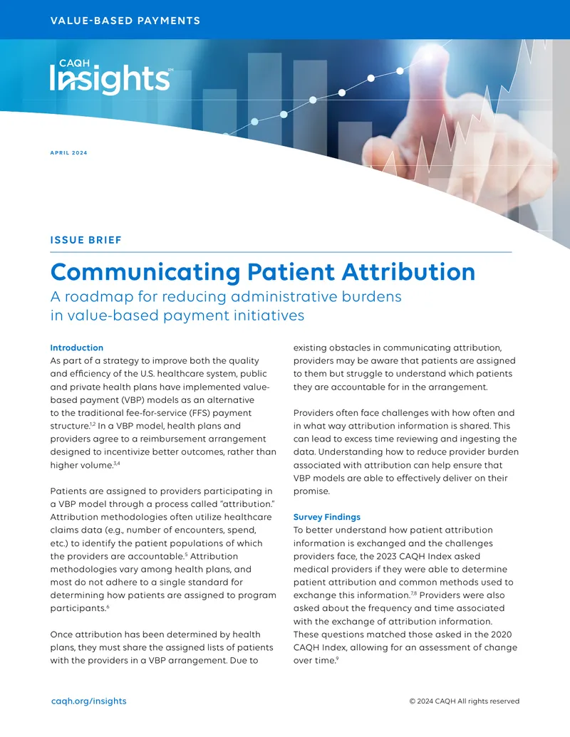 Value-Based Payments Issue Brief
