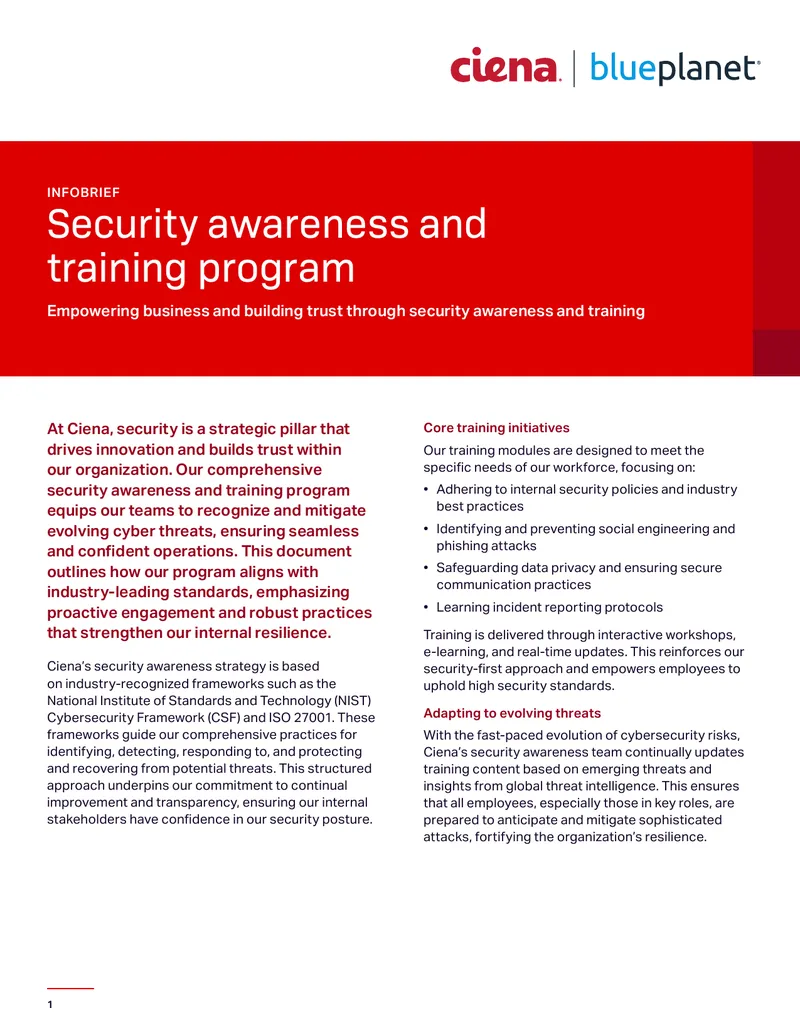Security Awareness and Training Program Overview
