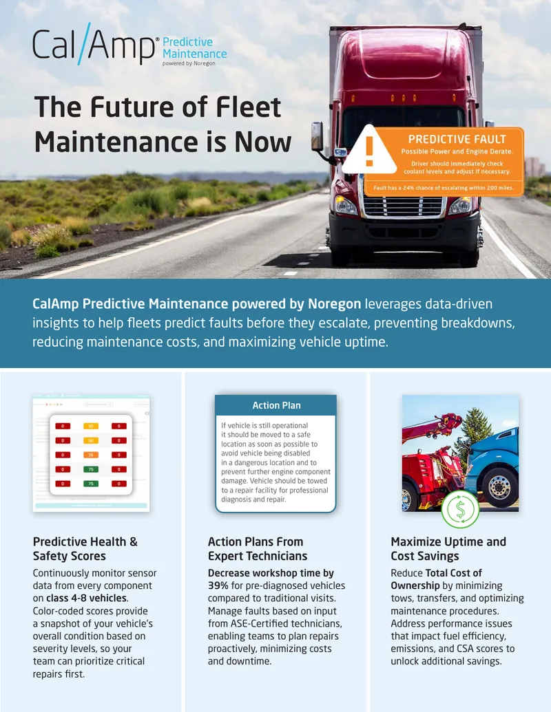 CalAmp Predictive Maintenance Overview