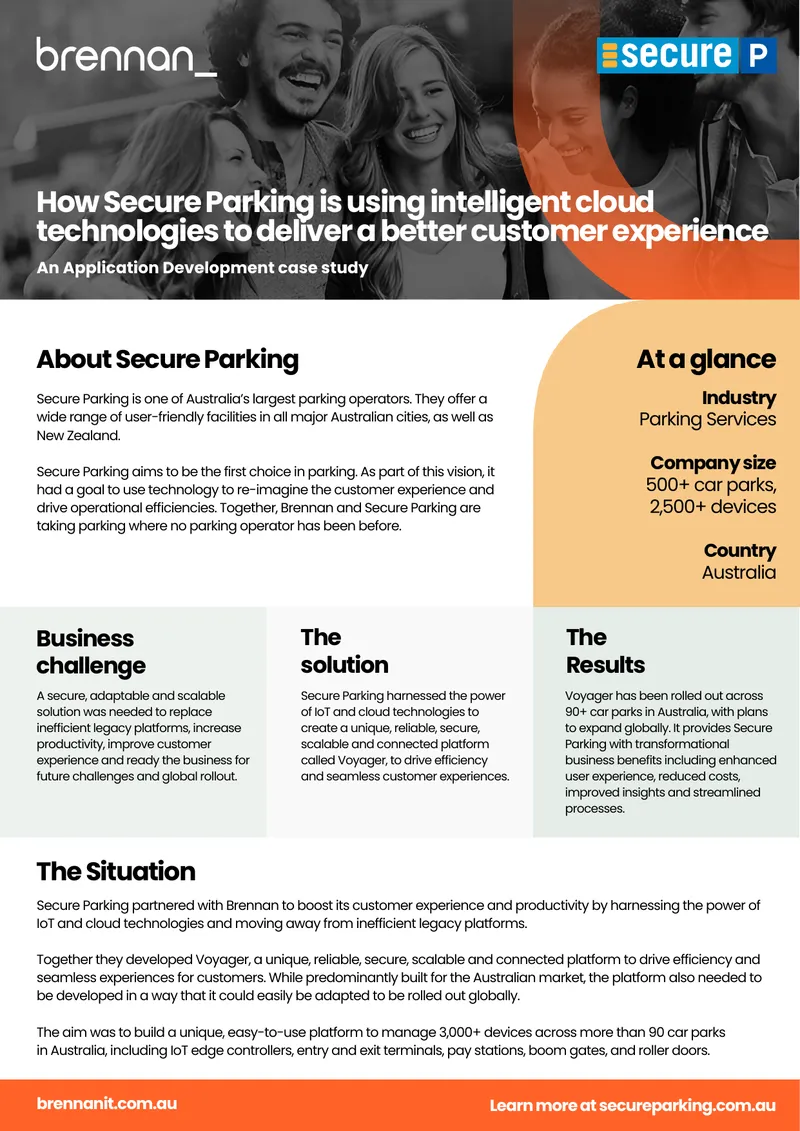 Secure Parking Intelligent Cloud Technologies Case Study
