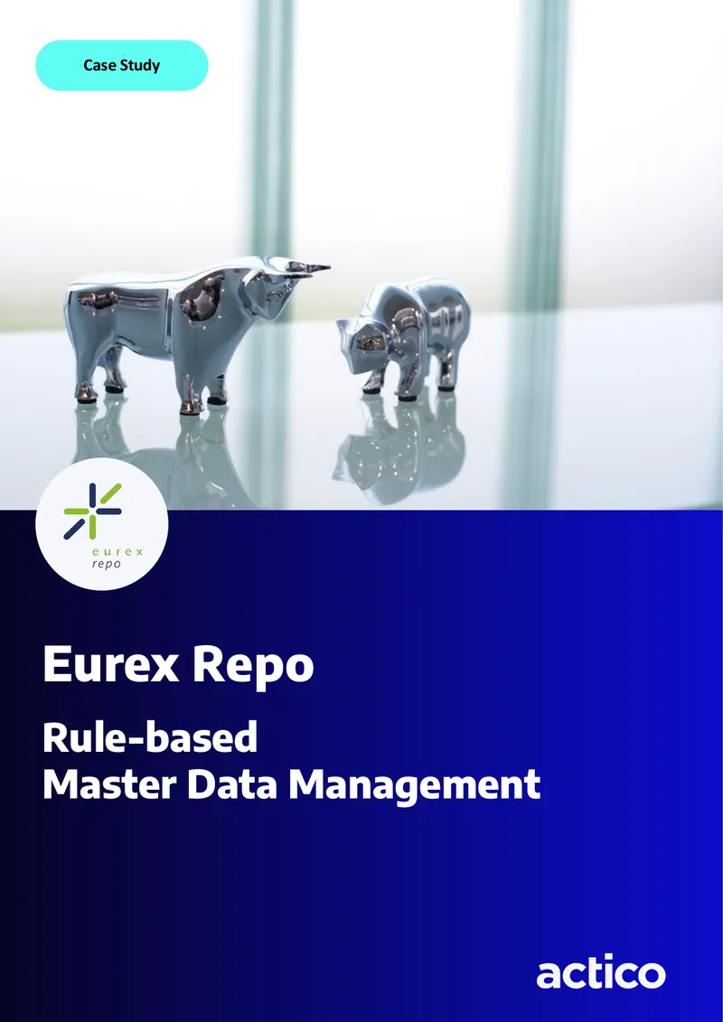 Eurex Repo Rule-based Master Data Management Case Study
