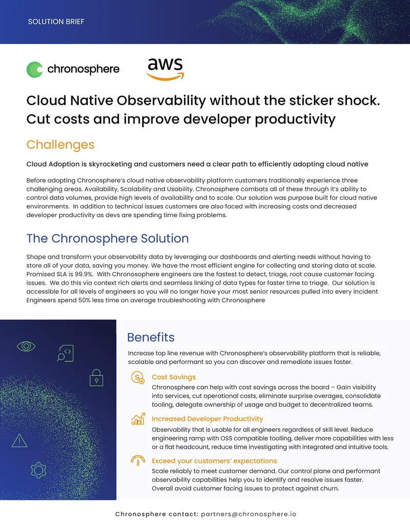 Chronosphere Observability Platform Case Study