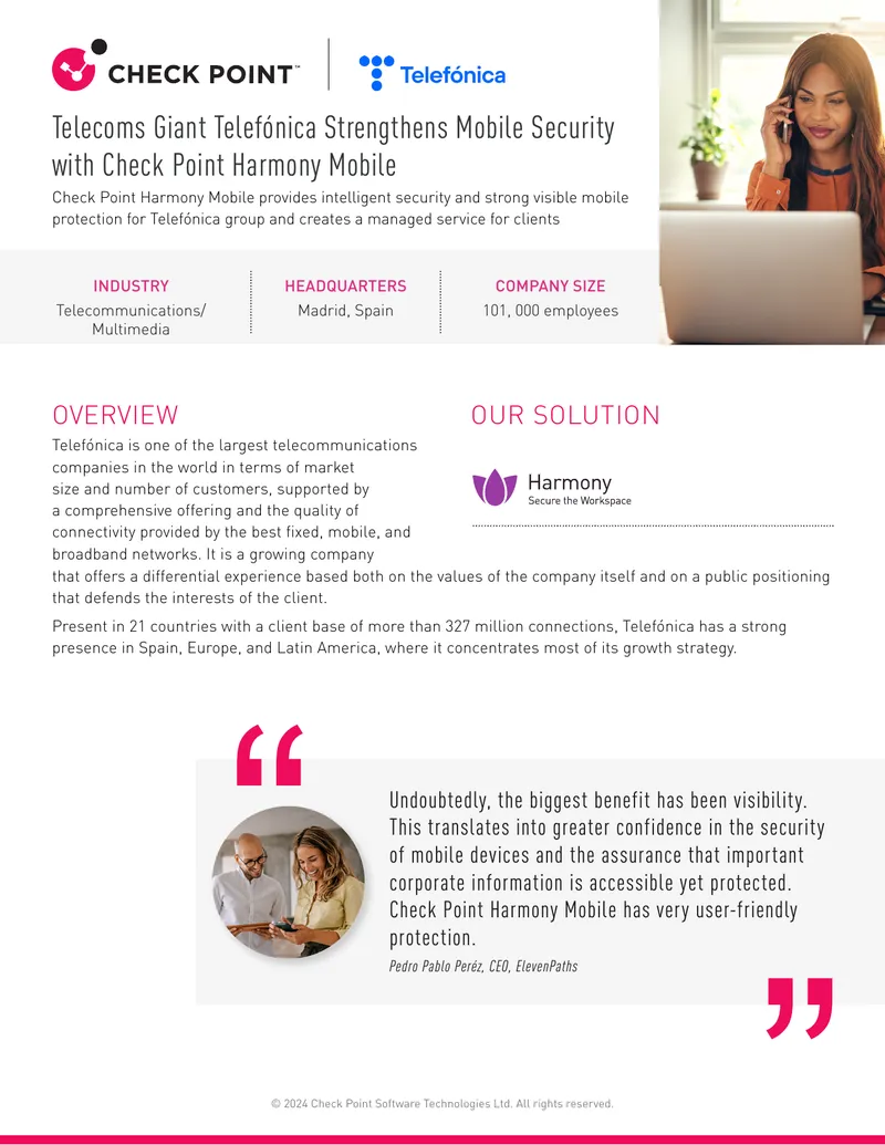 Telefónica Mobile Security Implementation Case Study