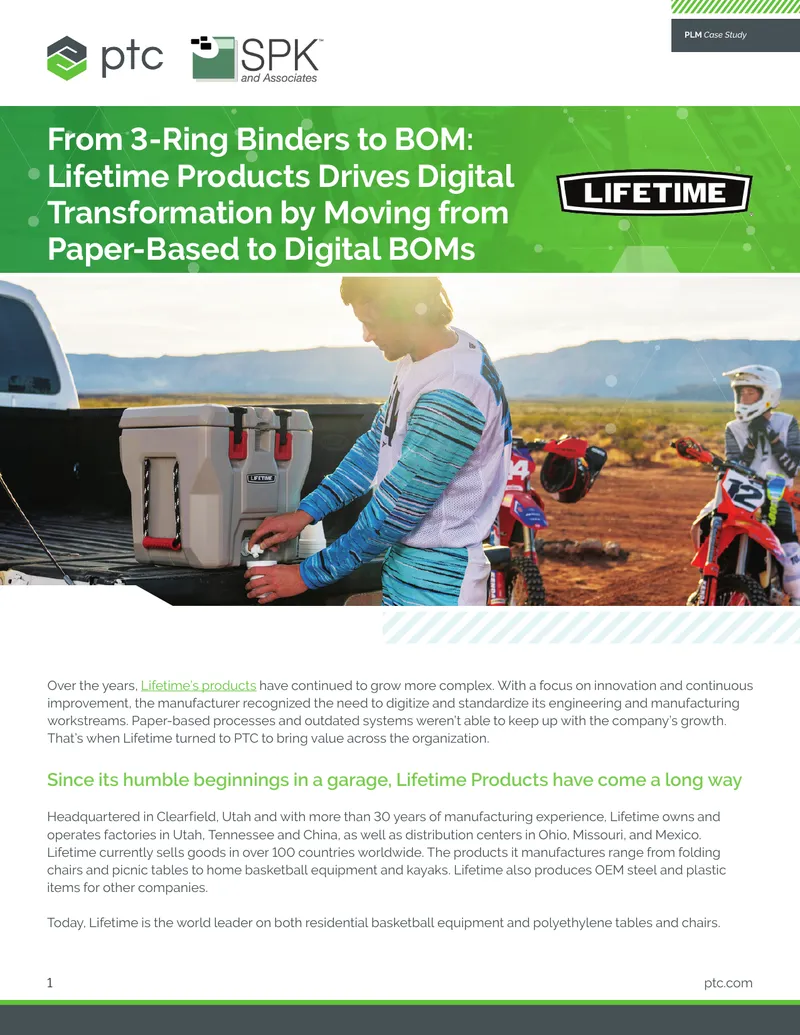 Lifetime Products Digital Transformation Case Study