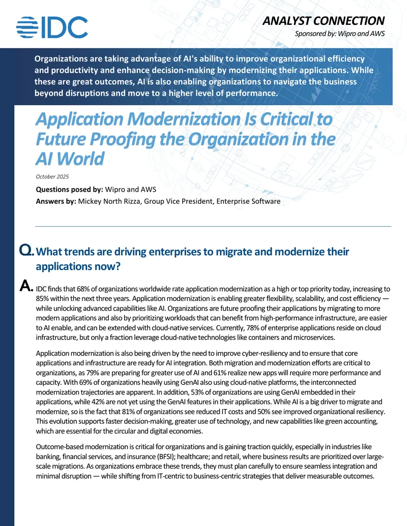 Application Modernization Strategies for AI Integration
