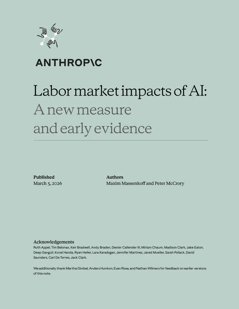 Labor Market Impacts of AI Analysis