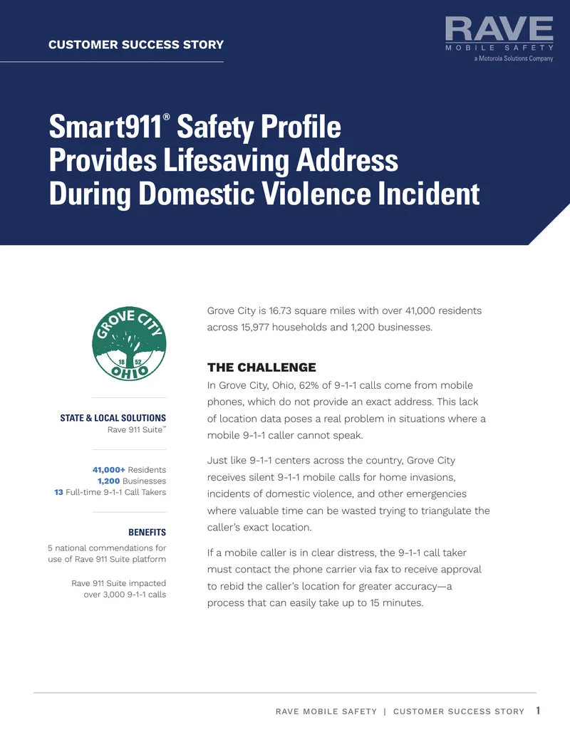 Grove City Emergency Response Improvement Case Study