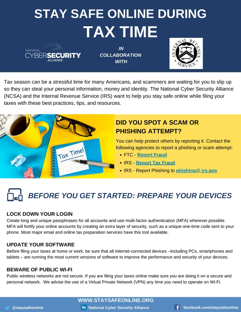 Best Practices for Online Safety During Tax Season