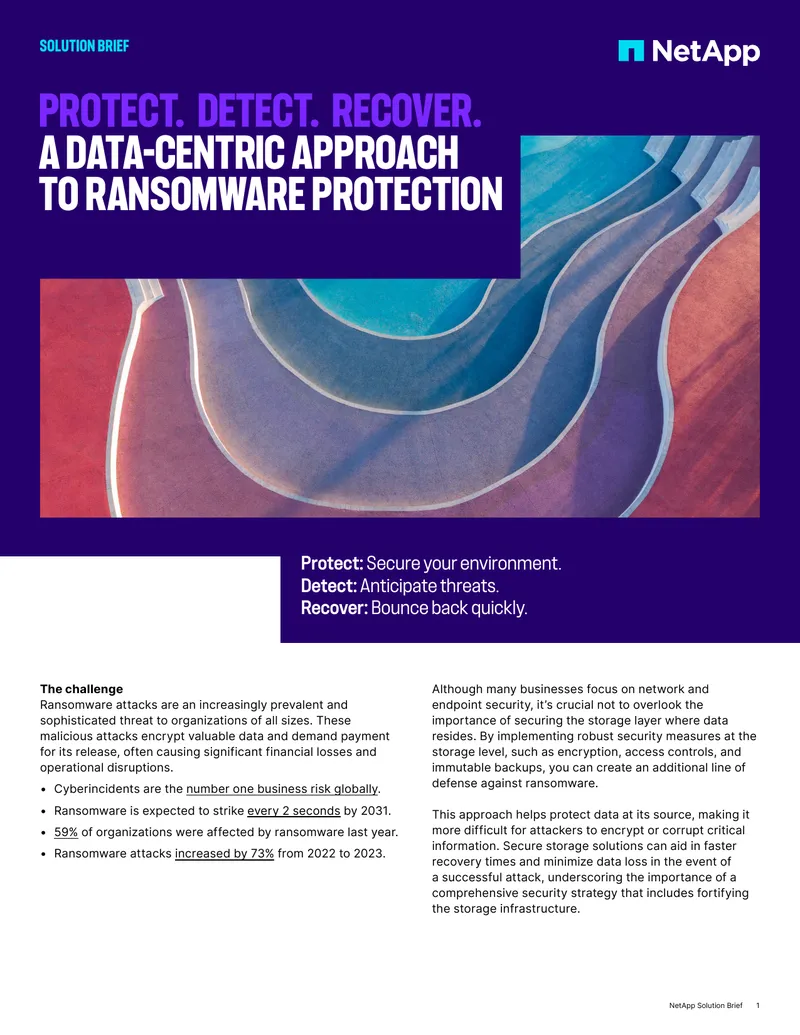 Data-Centric Cyber Resilience Against Ransomware