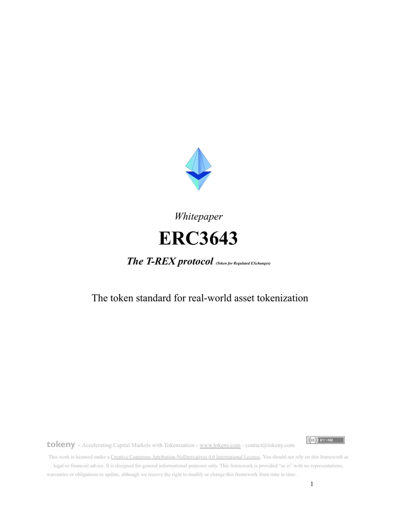 T-REX Protocol for Tokenized Securities Management