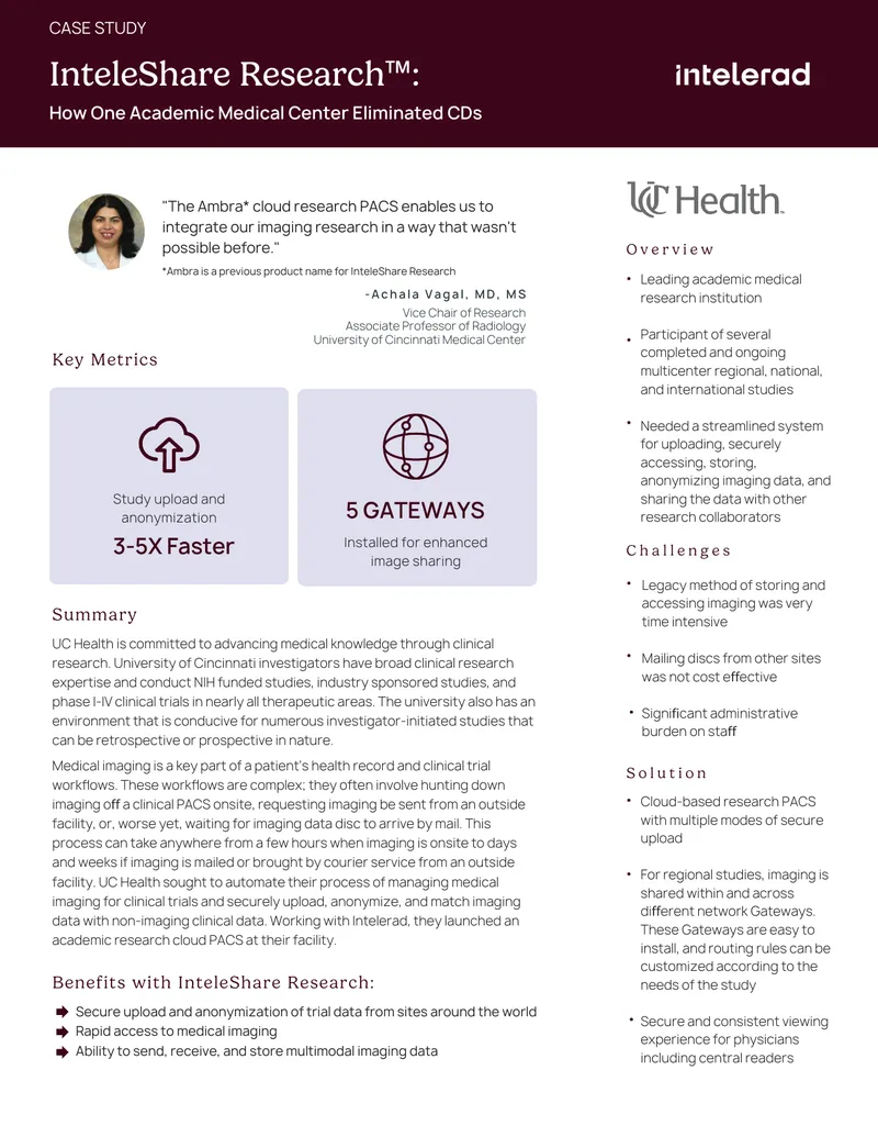 Cloud-Based Imaging Research PACS Implementation