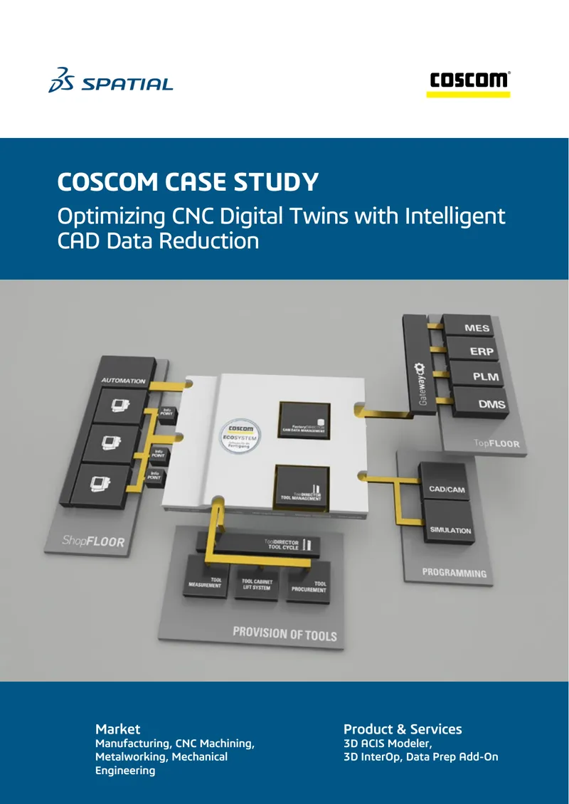 Optimizing CNC Digital Twins with CAD Data Reduction