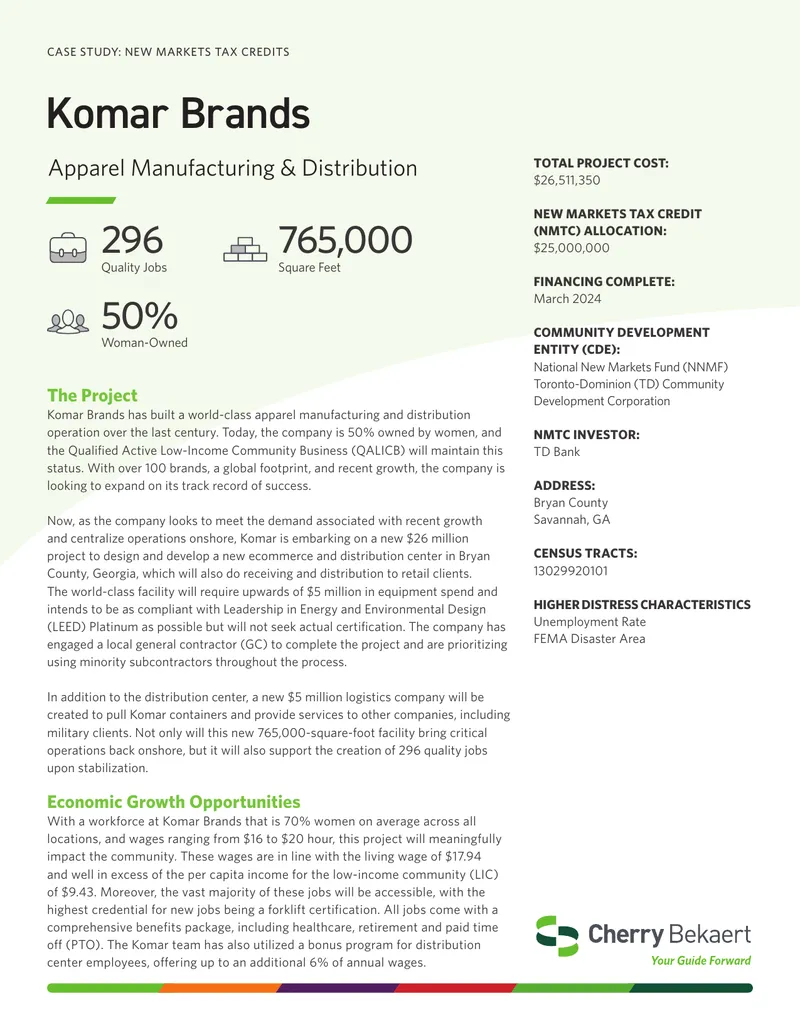 Komar Brands New Ecommerce and Distribution Center Project